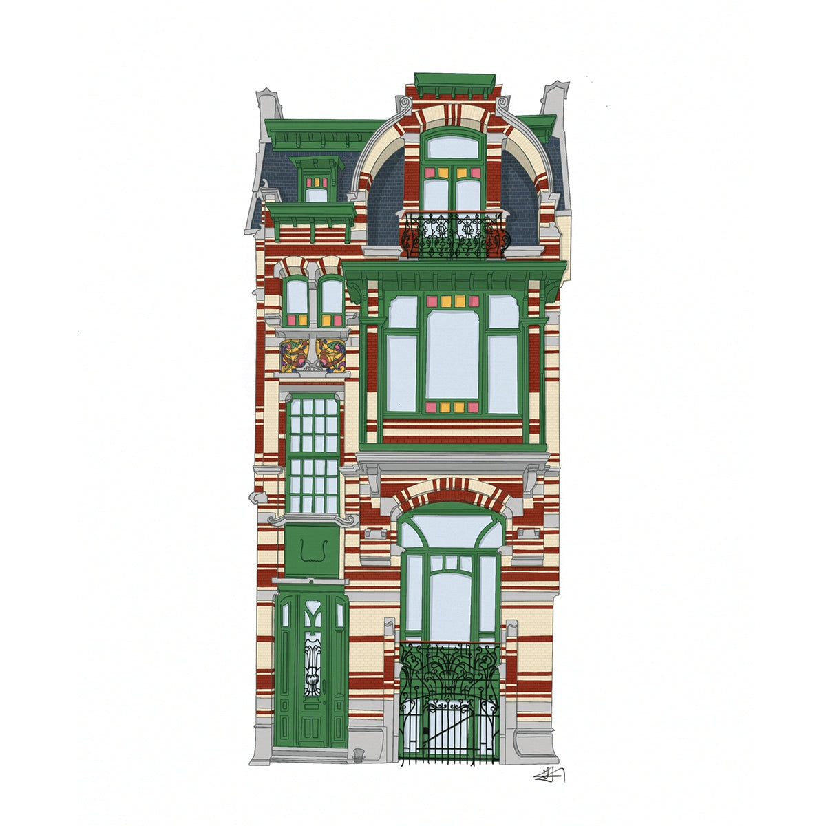House Rue de L'abdication